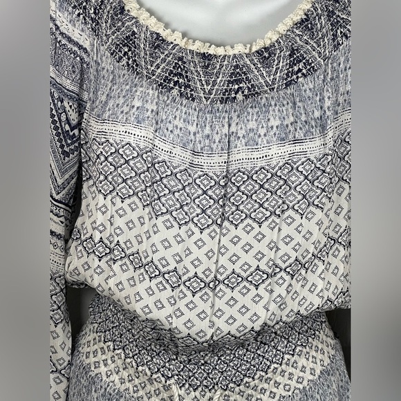 Rip Curl Blue and White Patterned Romper NWT Small - Picture 7 of 10